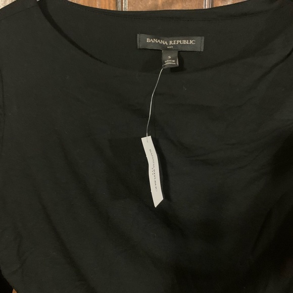 Banana Republic Black Long Sleeve Top - Picture 6 of 7